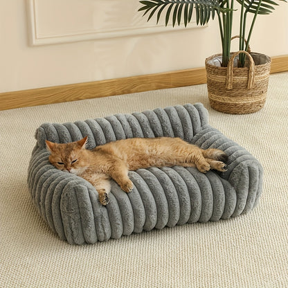 Comfortable Cat Sofa Cute Soft Cat Bed Cat House Breathable Cat Bed Sleeping Basket Suitable for Large, Medium and Small Cats for All Seasons, Cozy Pet Nest, Cat Furniture, Modern Pet Furniture, Stylish Cat Perch, Comfortable