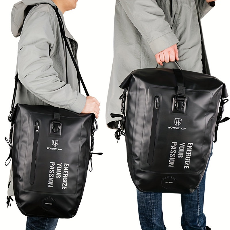 27L Waterproof Bike Trunk Bag for MTB and Road Bikes - Multifunctional Bicycle Carrier Bag with Rear Seat Attachment - Keep Your Gear Safe and Dry on Your Rides