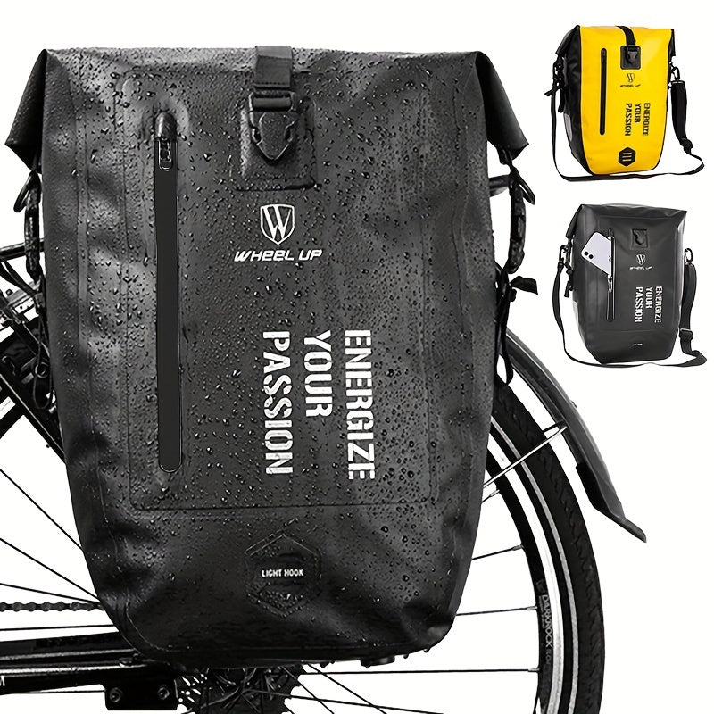 27L Waterproof Bike Trunk Bag for MTB and Road Bikes - Multifunctional Bicycle Carrier Bag with Rear Seat Attachment - Keep Your Gear Safe and Dry on Your Rides