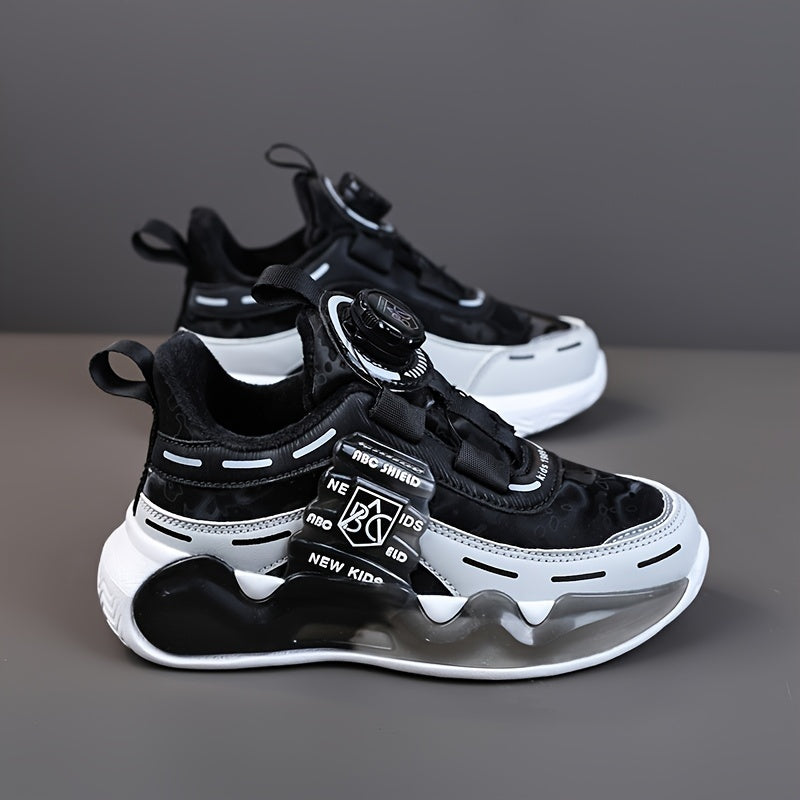 Sneakers sportive vivaci per ragazzi - Traspiranti e antiscivolo, con cinturino a strappo, motivo a nuvole colorate e design a lettere, suola in EVA resistente, perfette per tutte le stagioni, scarpe da ragazza