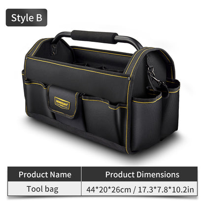 WINHUNT Electrician Tool Bag: Strong, Durable Canvas, Portable & Multi-functional for Maintenance & Carpentry!
