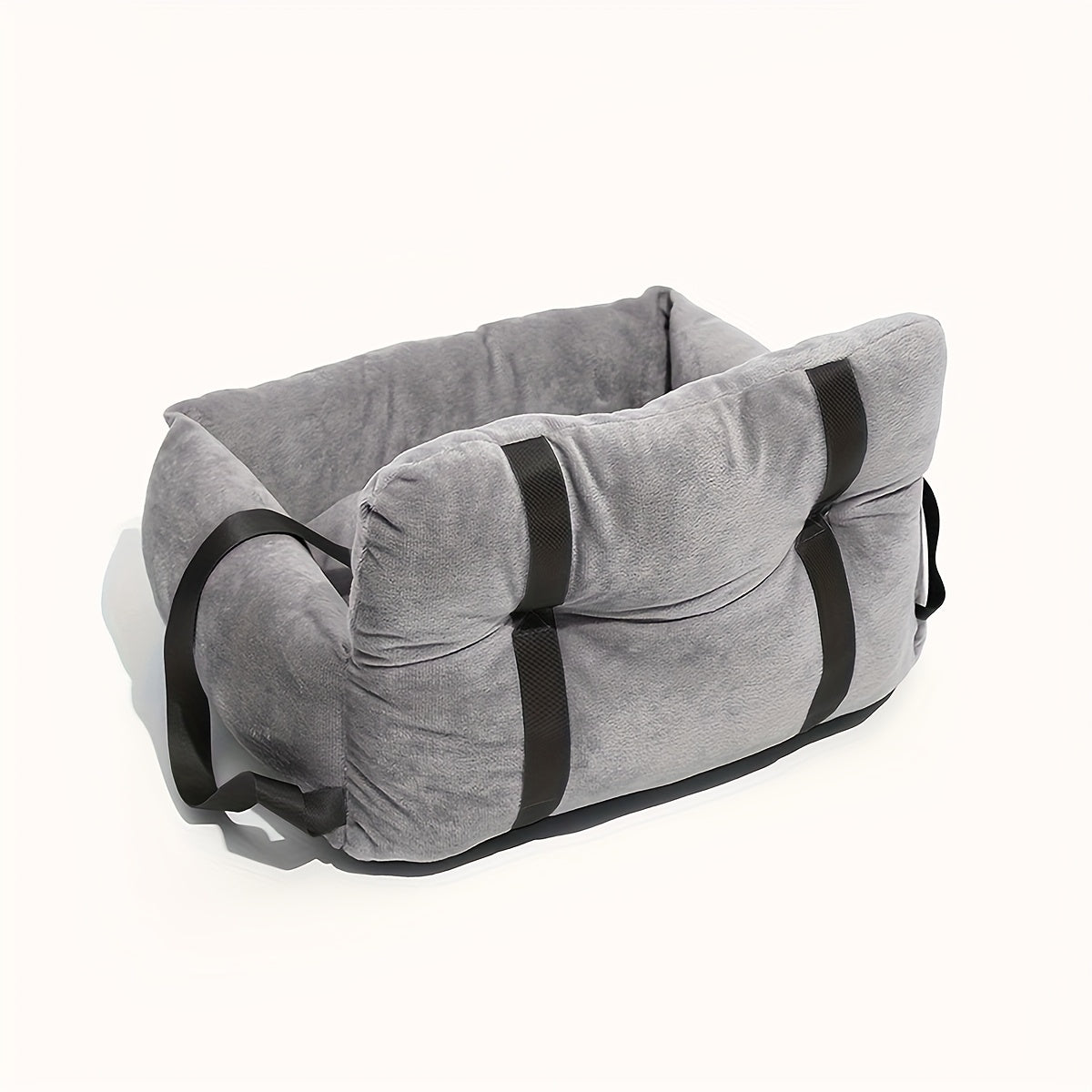 Soft & Comfortable Pet Bed for Small Dogs & Cats - Durable Polyester, Secure Strap, Ideal for Car Travel, Front Seat Safety, Cat Bed | Modern Pet Bed | Durable Polyester Bed