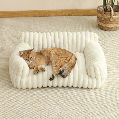 Comfortable Cat Sofa Cute Soft Cat Bed Cat House Breathable Cat Bed Sleeping Basket Suitable for Large, Medium and Small Cats for All Seasons, Cozy Pet Nest, Cat Furniture, Modern Pet Furniture, Stylish Cat Perch, Comfortable