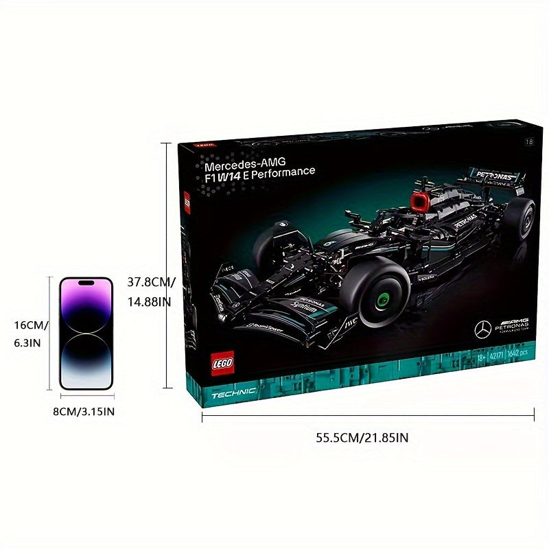 LEGO 42171 Mercedes-AMG F1 W14 E Performance Race Car, set da costruzione, giocattolo con mattoncini, regalo di Natale, decorazione per casa e ufficio, regalo di Halloween e Natale