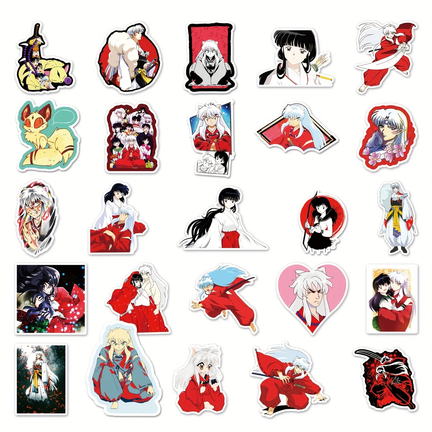 50 adorabili adesivi impermeabili a tema anime dei cartoni animati - Decalcomanie vivaci per auto, moto, laptop, bagagli, borraccia, skateboard - Collezione di accessori decorativi di qualità premium