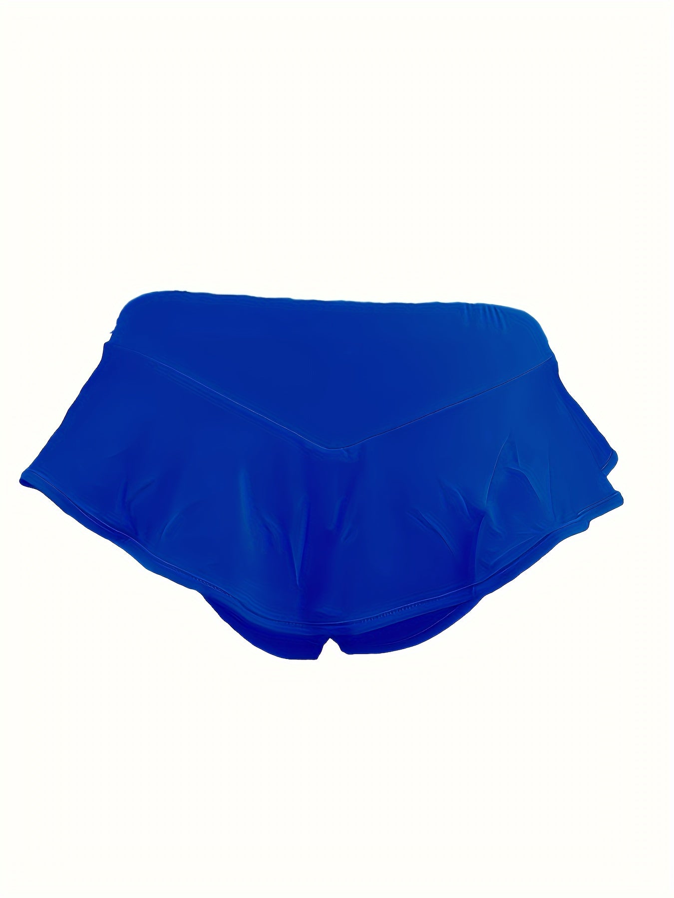 Pantaloncini da yoga fitness a vita alta con volant alla moda, pantaloncini sportivi aderenti sexy, abbigliamento da donna