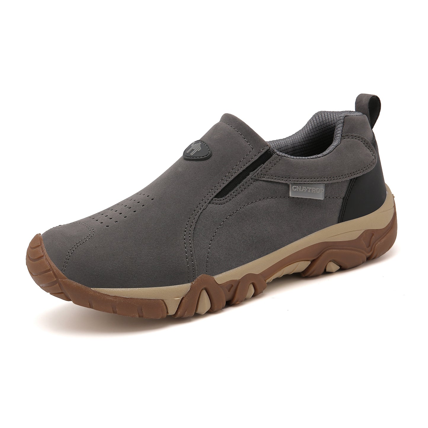 Men's Slip-On Hiking Sneakers, Wear-resistant Non-Slip Outdoor Shoes For Hunting Trekking