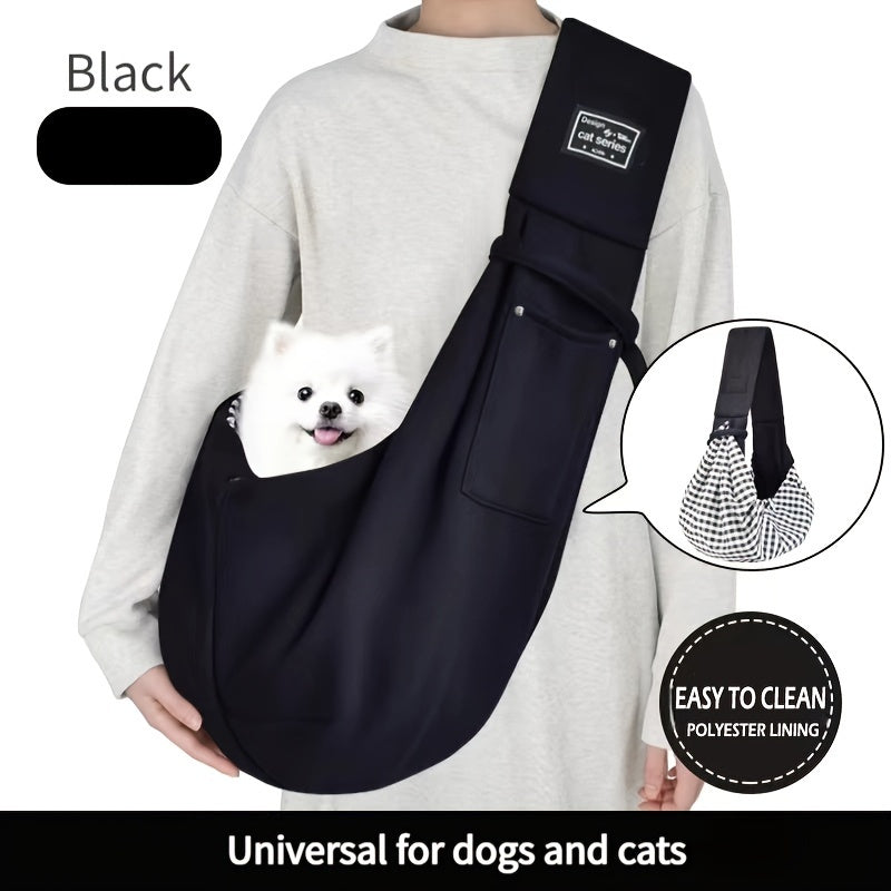 Pet Sling Carrier, Soft Pet Carrier, Dog And Cat Travel Bag For Outdoor, Dog Carrier, Cat Carrier, Travel Companion For Puppies, Kittens & Small Animals Christmas Gift