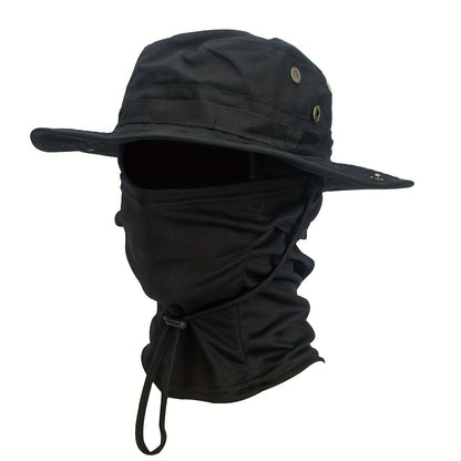 Berretto mimetico, berretto a tesa larga, da uomo, con protezione solare, tattico militare, da pescatore, spesso, traspirante, pieghevole, morbido, per sport all'aria aperta, escursionismo, campeggio, spiaggia, viaggio, pesca