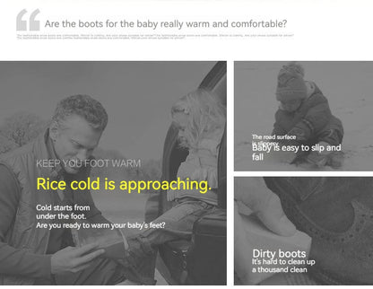 30% vera lana inverno caldo scarpe da bambino stivali da neve per bambini impermeabili -30 gradi tenere al caldo ragazze ragazzi stivali da neve scarpe per bambini