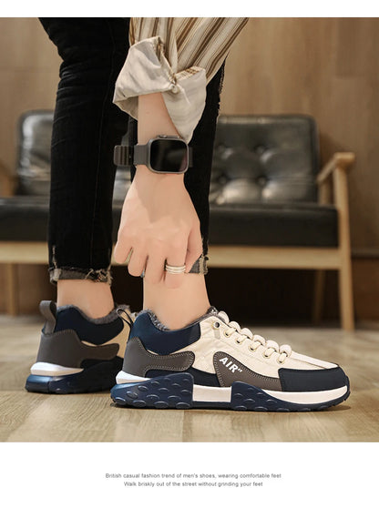 Stivali da uomo 2023 nuove pantofole invernali scarpe da uomo calde scarpe da ginnastica in peluche antiscivolo impermeabili scarpe da tennis maschili stivali da uomo Sneakers invernali