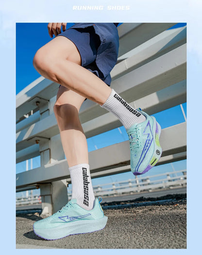 Scarpe da corsa Casual Carbon Board Marathon Uomo Sport Leggero Traspirante Donna Comode Scarpe da ginnastica da palestra per allenamento atletico