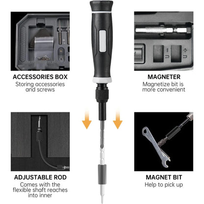 Set di cacciaviti di precisione, Kit di attrezzi per Laptop, Kit di riparazione di cacciaviti per Computer professionale 152/25 in 1 cacciavite Torx T5 T6
Torx Screwdriver