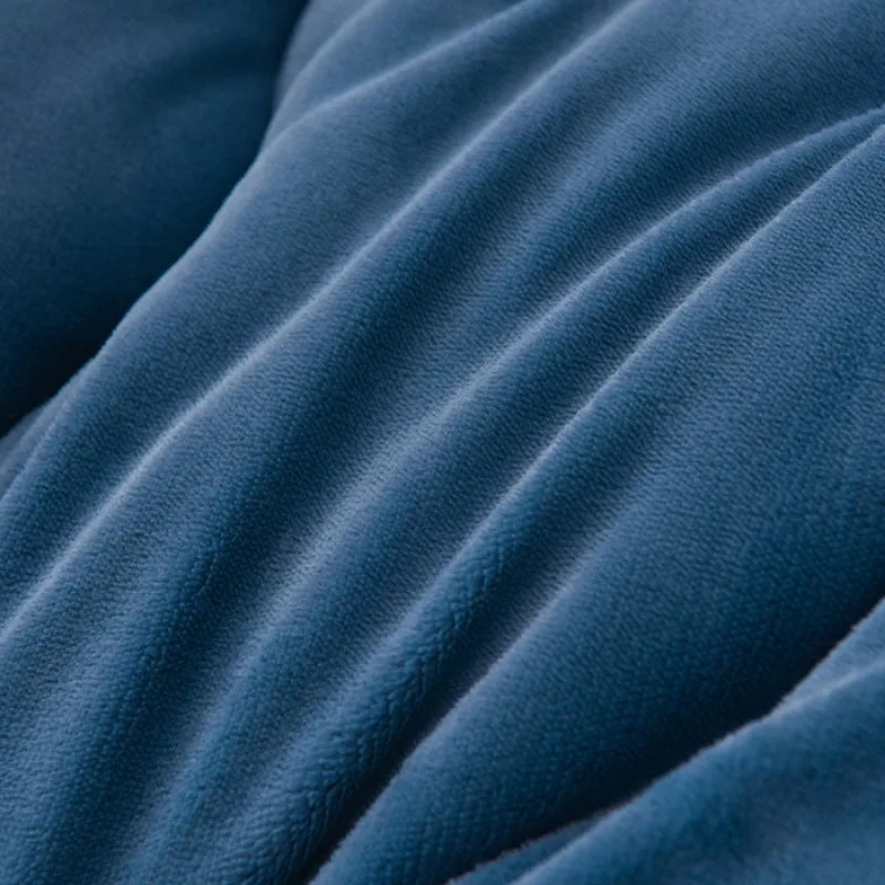 Trapunta invernale in pile di latte spesso tinta unita popolare del 2025, trapunta invernale in pile di agnello, trapunta singola e matrimoniale per stare al caldo