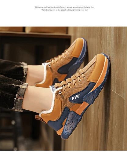 Stivali da uomo 2023 nuove pantofole invernali scarpe da uomo calde scarpe da ginnastica in peluche antiscivolo impermeabili scarpe da tennis maschili stivali da uomo Sneakers invernali