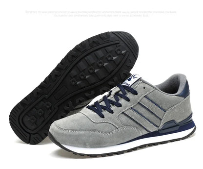 2025 scarpe causali da uomo in pelle artificiale uomo primavera uomo scarpe casual leggere sneakers lac-up appartamenti traspiranti all'aperto Sapato