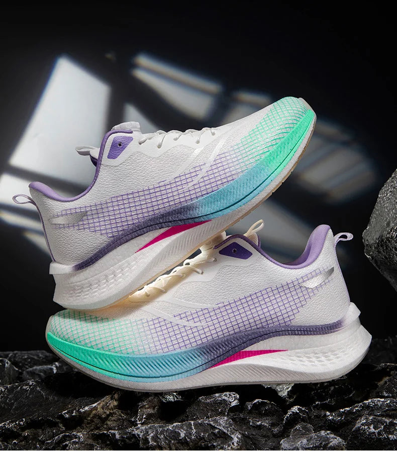 Marathon Carbon Plate Cuscino d'aria Scarpe da corsa sportive da uomo Scarpe da ginnastica antiscivolo comode e leggere da donna