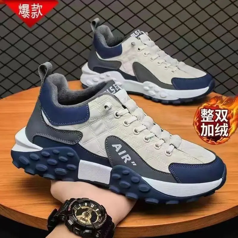 Stivali da uomo 2023 nuove pantofole invernali scarpe da uomo calde scarpe da ginnastica in peluche antiscivolo impermeabili scarpe da tennis maschili stivali da uomo Sneakers invernali