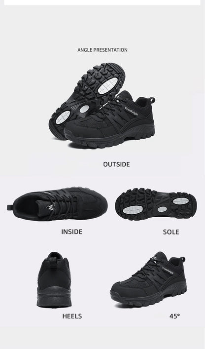 Scarpe casual da uomo Sneakers da montagna Antiscivolo Inverno Moda Pelle Outdoor Off-Road Trail Running Calzature Low Top Primavera Autunno