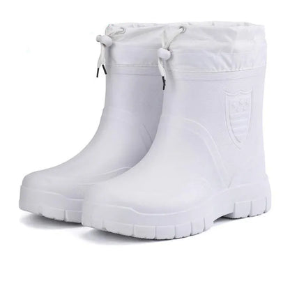 2025 Stivali da neve da uomo Outdoor Pesca impermeabile Stivaletti invernali caldi per uomo Taglie forti Suola spessa antiscivolo 2025