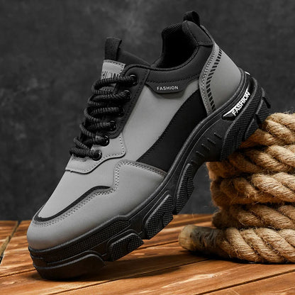 Fipatbu Scarpe sportive casual retrò da uomo in vendita calda Scarpe da ginnastica da esterno di lusso resistenti all'usura in pelle con suola spessa antiscivolo