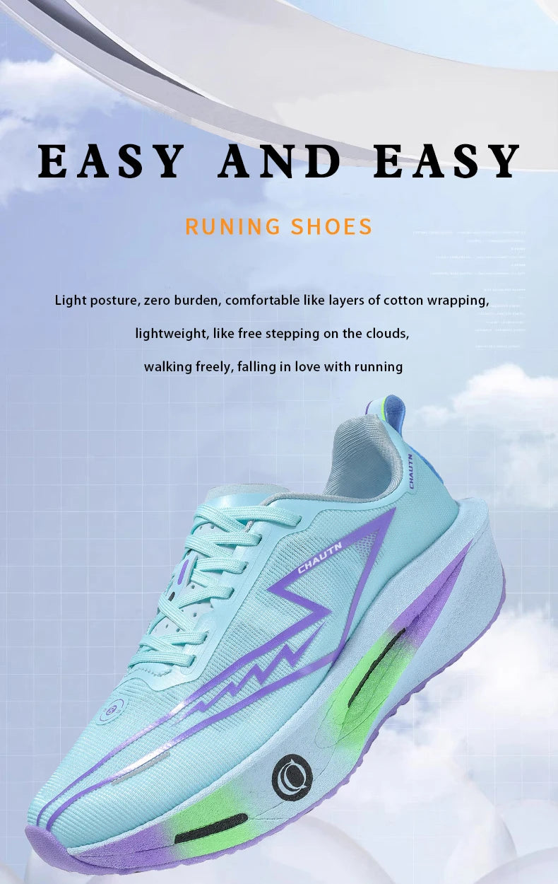 Scarpe da corsa Casual Carbon Board Marathon Uomo Sport Leggero Traspirante Donna Comode Scarpe da ginnastica da palestra per allenamento atletico