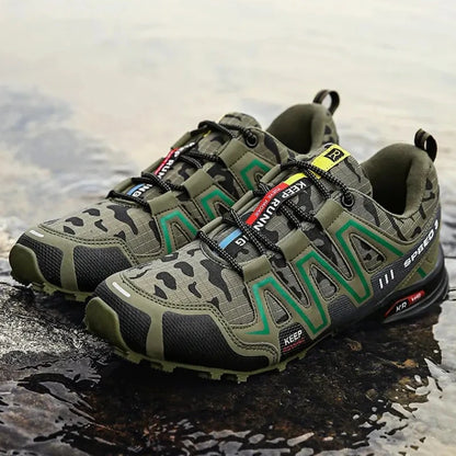 Scarpe sportive casual da uomo Scarpe sportive leggere da esterno Scarpe da trekking traspiranti in mesh Scarpe da campeggio all'aperto Scarpe sportive da passeggio