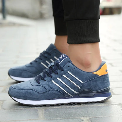 2025 scarpe causali da uomo in pelle artificiale uomo primavera uomo scarpe casual leggere sneakers lac-up appartamenti traspiranti all'aperto Sapato