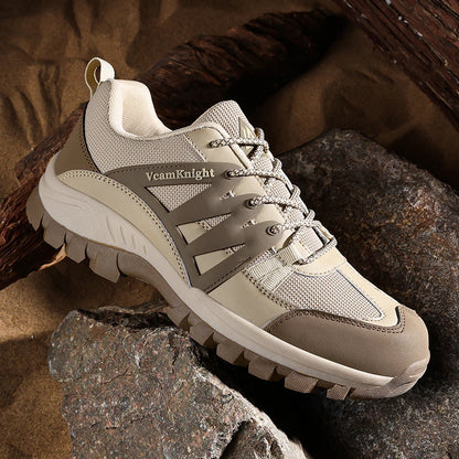 Scarpe casual da uomo Sneakers da montagna Antiscivolo Inverno Moda Pelle Outdoor Off-Road Trail Running Calzature Low Top Primavera Autunno