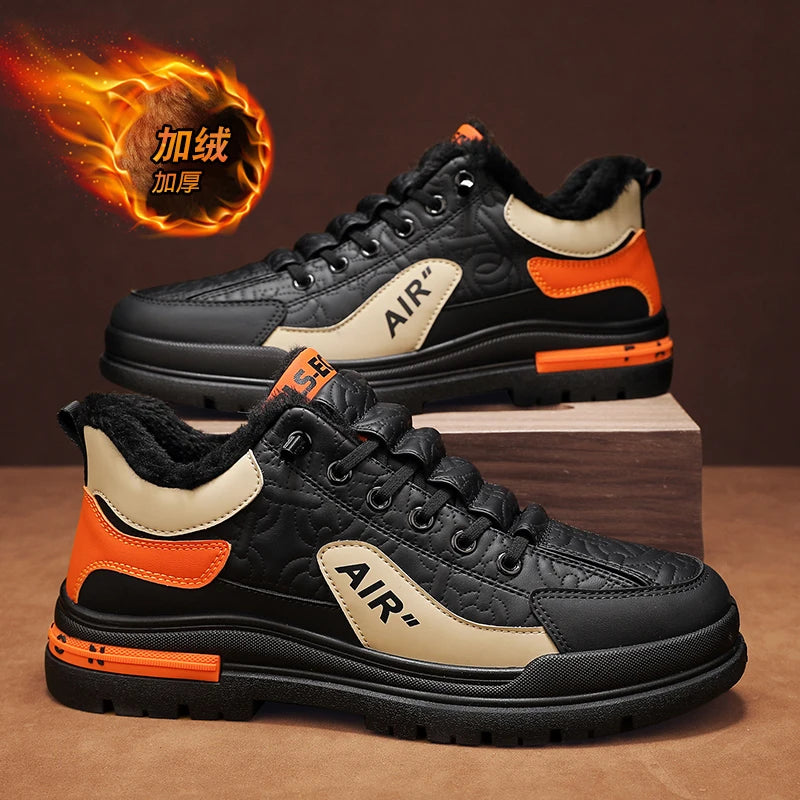 Stivali da uomo 2023 nuove pantofole invernali scarpe da uomo calde scarpe da ginnastica in peluche antiscivolo impermeabili scarpe da tennis maschili stivali da uomo Sneakers invernali