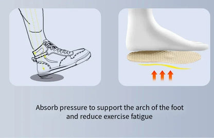 1 paio di solette in memory foam per scarpe sportive da basket assorbimento degli urti suola morbida antiscivolo comodo supporto per il piede