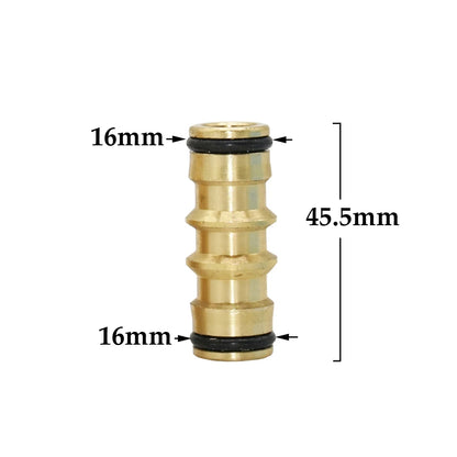 Raccordo rapido per tubo flessibile in ottone da 1/2'', 5/8", 3/4'', 1'', raccordo di arresto dell'acqua, raccordo per rubinetto con filettatura in rame, adattatore per pistola per irrigazione da giardino