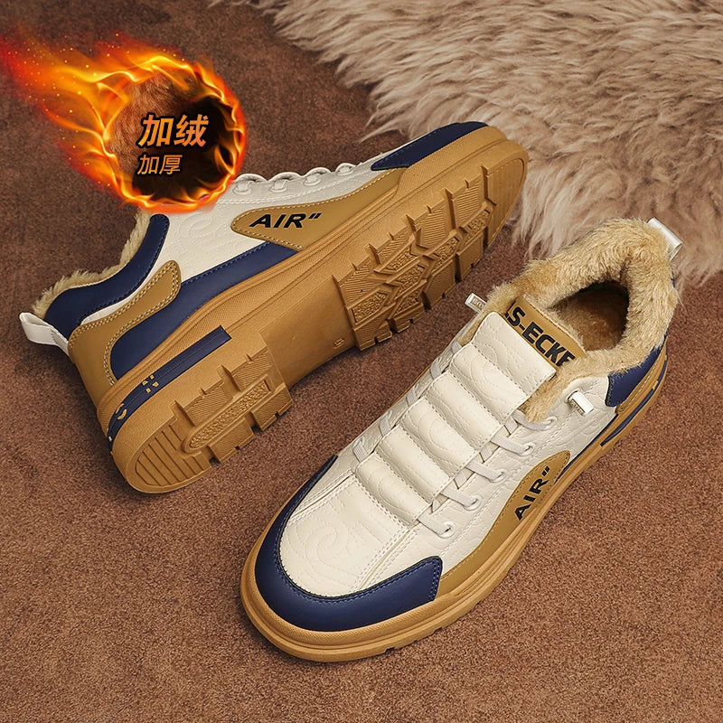 Stivali da uomo 2023 nuove pantofole invernali scarpe da uomo calde scarpe da ginnastica in peluche antiscivolo impermeabili scarpe da tennis maschili stivali da uomo Sneakers invernali