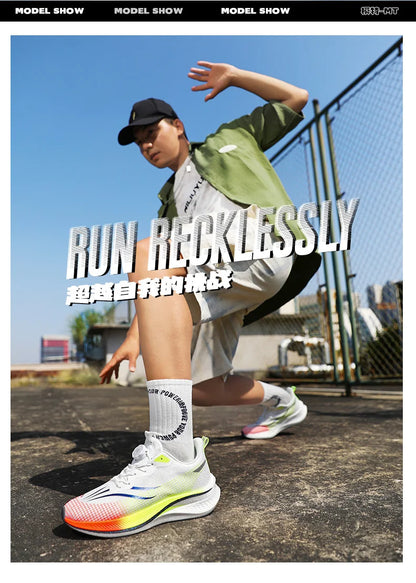 Marathon Carbon Plate Cuscino d'aria Scarpe da corsa sportive da uomo Scarpe da ginnastica antiscivolo comode e leggere da donna