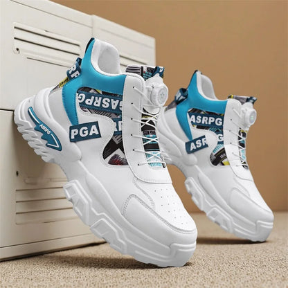 Nuove scarpe da skateboard da uomo Scarpe da ginnastica con piattaforma da viaggio Comode scarpe stringate alla moda Casual 2025 Nuovo autunno Aumento di altezza all'aperto No