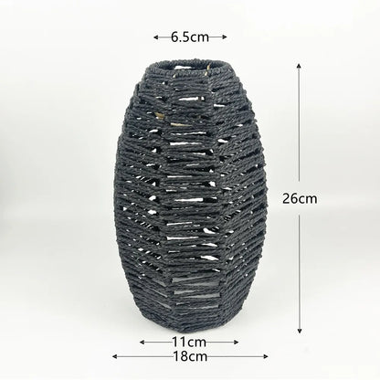 1 paralume intrecciato a mano in rattan, paralume per lampada a sospensione, per bar, hotel, lampada a sospensione per soffitto, per decorazioni di ristoranti e case