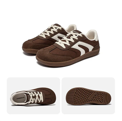 HOBIBEAR Sneakers unisex a piedi nudi Donna Uomo Punta larga Minimalista Zero Drop Scarpe Sneaker casual con lacci antiscivolo