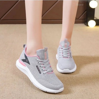 Spring and autumn multi-function soft sole for women's sneakers, comfortable casual running shoes breathable and anti-slip