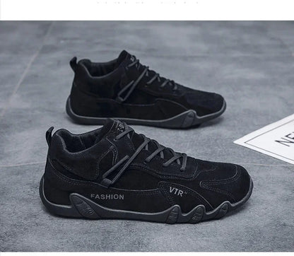 2025 nuove scarpe da uomo scarpe da lavoro antiscivolo traspiranti per sneakers moda maschile scarpe da ginnastica da skateboard per appartamenti da passeggio all'aperto