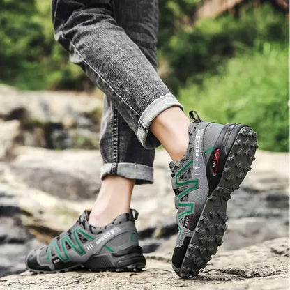 Scarpe sportive casual da uomo Scarpe sportive leggere da esterno Scarpe da trekking traspiranti in mesh Scarpe da campeggio all'aperto Scarpe sportive da passeggio