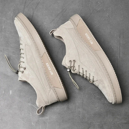 Scarpe da uomo moda Mocassini in vera pelle Traspirante Autunno stringate comode scarpe casual Scarpe da ginnastica da uomo all'aperto