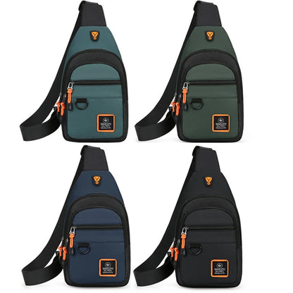 Borsa a tracolla per uomo, per escursioni all'aperto e tempo libero, borsa a tracolla sportiva impermeabile, zaino da viaggio, borsa da petto da uomo, borsa a tracolla