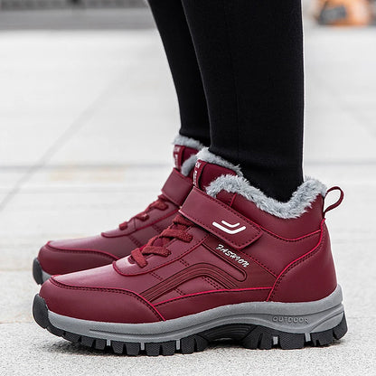 Nuovi stivali invernali impermeabili da donna 2025 Stivali con plateau australiani firmati per stivaletti in pelliccia calda alla caviglia in pelle Stivali di lusso