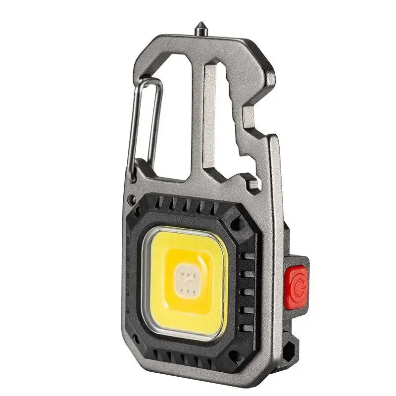 Mini COB LED Light Ultra Light Portachiavi Piccola Torcia Elettrica Luce da Lavoro Luce Forte COB Ultra Light Torcia Elettrica Portatile
