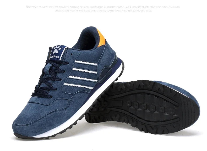 2025 scarpe causali da uomo in pelle artificiale uomo primavera uomo scarpe casual leggere sneakers lac-up appartamenti traspiranti all'aperto Sapato