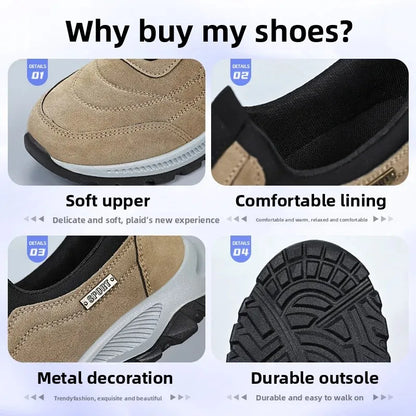 Scarpe sportive da esterno da uomo alla moda Scarpe da ginnastica casual stile coppia facili da indossare Punta tonda Fondo in PVC in pelle sintetica