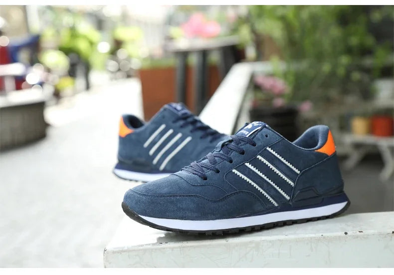 2025 scarpe causali da uomo in pelle artificiale uomo primavera uomo scarpe casual leggere sneakers lac-up appartamenti traspiranti all'aperto Sapato