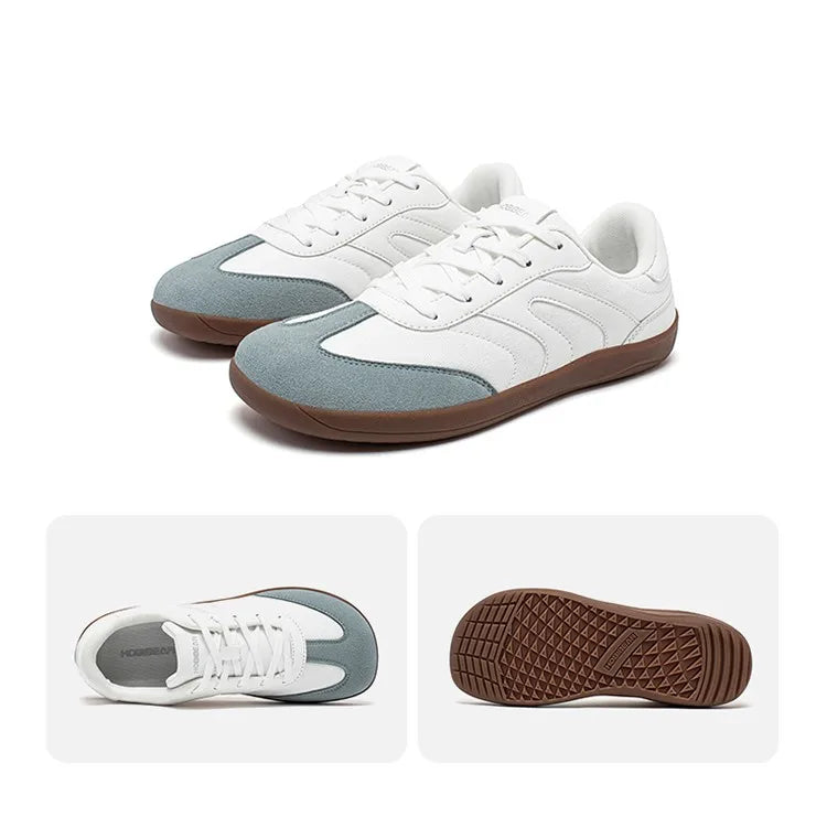 HOBIBEAR Sneakers unisex a piedi nudi Donna Uomo Punta larga Minimalista Zero Drop Scarpe Sneaker casual con lacci antiscivolo