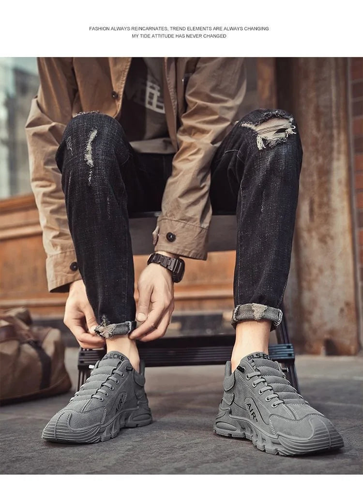 Scarpe casual da uomo moda autunno 2025 Scarpe da tavolo semplici e traspiranti nere Scarpe da jogging in EVA indossabili e comode