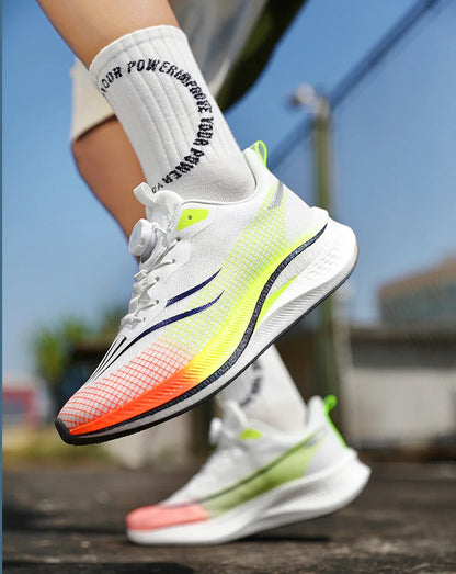 Marathon Carbon Plate Cuscino d'aria Scarpe da corsa sportive da uomo Scarpe da ginnastica antiscivolo comode e leggere da donna